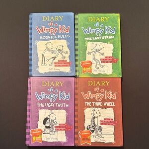 Set of 4 Diary of a Wimpy Kid Book Set